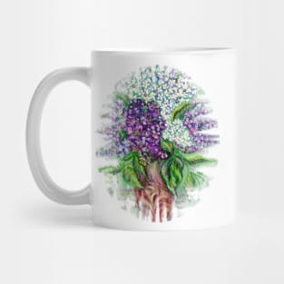 Lilac flowers Still life Mug